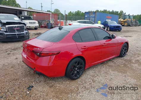 2023 Alfa Romeo Giulia Ti Rwd из США, поврежденный, VIN ZARFAMBN2P7671183